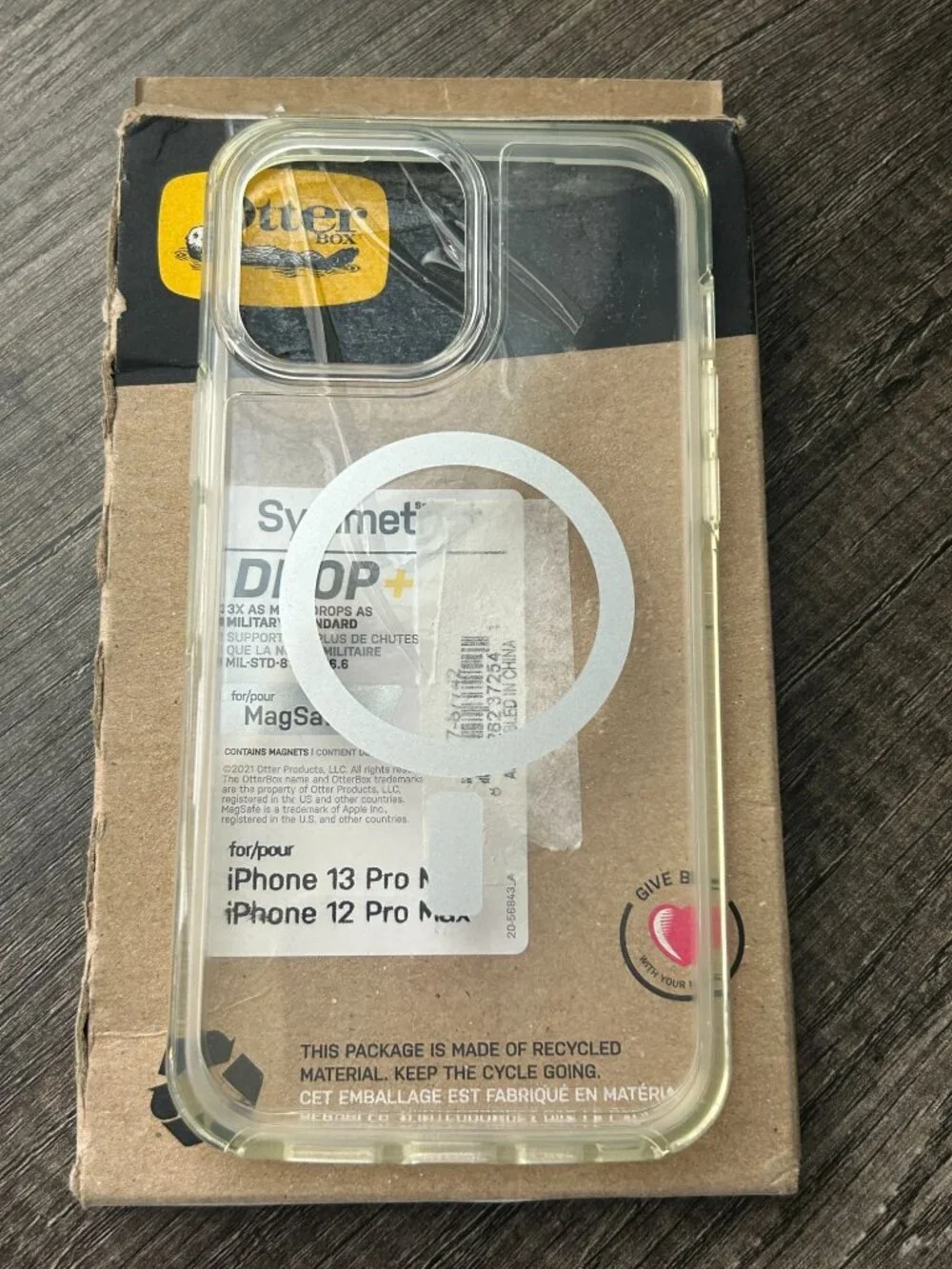 OtterBox Symmetry Drop+ Clear Case iPhone 13 Pro Max / 12 Pro Max MagSafe Slim
